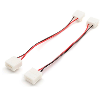 Комплект коннекторов Apeyron Electrics 09-14 (2 клипсы с проводами) для одноцветной светодиодной ленты 12В 10мм IP65 - Светильники - Cветодиодные ленты - . Магазин оборудования для автономного и резервного электропитания Ekosolar.ru в Белгороде