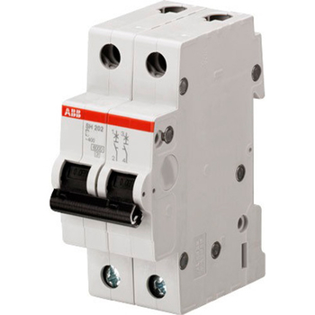 Автоматический выключатель ABB SH202L 2P 10А (С) 4,5kA - Электрика, НВА - Модульное оборудование - Автоматические выключатели - . Магазин оборудования для автономного и резервного электропитания Ekosolar.ru в Белгороде