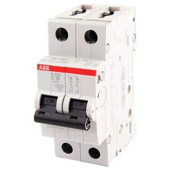 Автоматический выключатель ABB S202 2P 40А (С) 6kA - Электрика, НВА - Модульное оборудование - Автоматические выключатели - . Магазин оборудования для автономного и резервного электропитания Ekosolar.ru в Белгороде