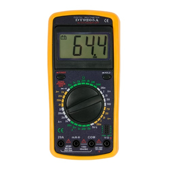 Мультиметр DT 9205A Энергия - Электрика, НВА - Измерительный инструмент - Мультимеры - . Магазин оборудования для автономного и резервного электропитания Ekosolar.ru в Белгороде