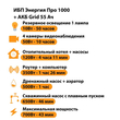 ИБП для котла Энергия Про 1000 + Аккумулятор Grid 55 Ah 12 v (700Вт - 43мин) - ИБП и АКБ - ИБП для котлов - . Магазин оборудования для автономного и резервного электропитания Ekosolar.ru в Белгороде