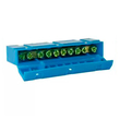 Шина TS-0609H 10 way в синем корпусе Энергия, 10 шт - Электрика, НВА - Щитки и аксессуары для монтажа - Шины нулевые - . Магазин оборудования для автономного и резервного электропитания Ekosolar.ru в Белгороде