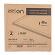 Панель ультратонкая светодиодная LightPhenomenON LT-UTP-02-IP40-40W-6500К 4E комплект с драйвером - Светильники - Для общественных зданий - . Магазин оборудования для автономного и резервного электропитания Ekosolar.ru в Белгороде