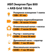 ИБП для котла Энергия Про 800 + Аккумулятор Grid 100 Ah 12 v (500Вт - 109мин) - ИБП и АКБ - ИБП для котлов - . Магазин оборудования для автономного и резервного электропитания Ekosolar.ru в Белгороде