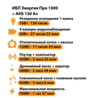 ИБП для котла Энергия Про 1000 + Аккумулятор 150 Ач 12 В (700Вт - 117мин) - ИБП и АКБ - ИБП для котлов - . Магазин оборудования для автономного и резервного электропитания Ekosolar.ru в Белгороде