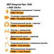 ИБП для котла Энергия Про 1000 + Аккумулятор 100 Ач 12 В (700Вт - 78мин) - ИБП и АКБ - ИБП для котлов - . Магазин оборудования для автономного и резервного электропитания Ekosolar.ru в Белгороде